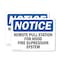 Signmission Remote Pull Station For Hood Fire Suppression OSHA Notice Sign, Plastic, 10in W x 7in L, 2PK OS-2PACK-NS-P-710-L-18032 - alternate 1